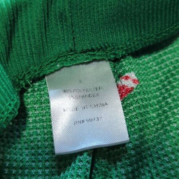 Women's Christmas green thermal pajama pants with candy cane print, size small - Picture 4 of 4